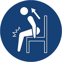 立つ・座るが難しいピクトグラム