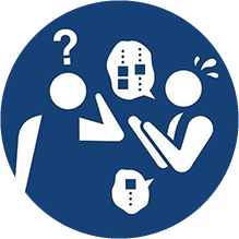 うまく話せないピクトグラム